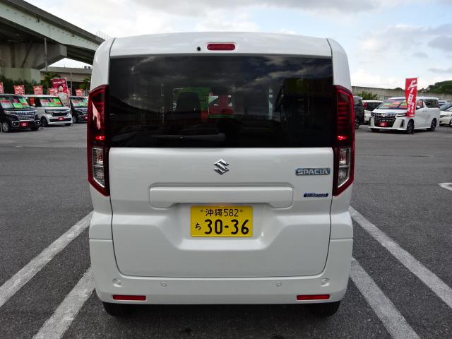 スペーシア ハイブリッドX 走行4千キロ レーダーブレーキサポート フロアマット ワイドバイザー サビ止め施工付き LEDヘッドライト 両側パワースライドドア 前後クリアランスソナー リアサーキュレーター 後席オットマン(8枚目)