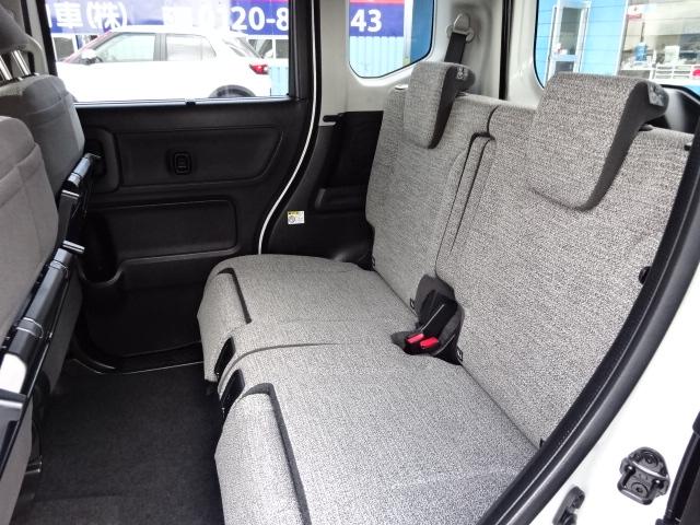 スペーシア ハイブリッドX 走行4千キロ レーダーブレーキサポート フロアマット ワイドバイザー サビ止め施工付き LEDヘッドライト 両側パワースライドドア 前後クリアランスソナー リアサーキュレーター 後席オットマン(21枚目)