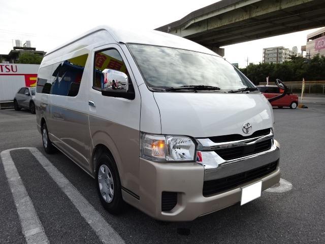 ハイエースワゴン グランドキャビン　トヨタセーフティーセンス　ＳＤナビ　ブルートゥース　全方位カメラ　ドライブレコーダー　ＥＴＣ　前後クリアランスソナー　パワースライドドア　プッシュスタート