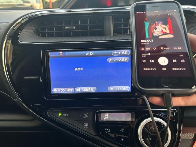 アクア Ｓ　本土仕入れ車　１年保証　走行６．４万ｋｍ　禁煙車　バックカメラ　ＢｌｕｅｔｏｏｔｈＡｕｄｉｏ　ハンズフリー（27枚目）