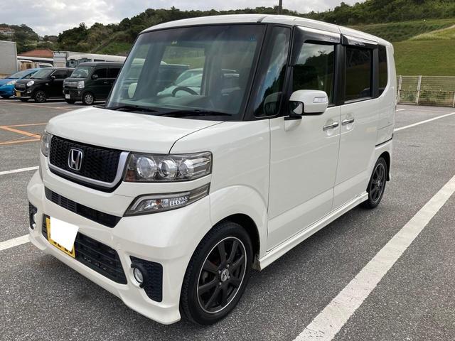 ホンダ ｎ ｂｏｘカスタム その他 ｇ ターボパッケージ モデューロｘエアロパッケージ ワンオーナー ターボ車 両側パワースライドドア 純正アルミホイール スマートキー プッシュスタート キセノンヘッドライト アイドリングストップ機能 社外ｂｌｕｅｔｏｏｔｈ 中古