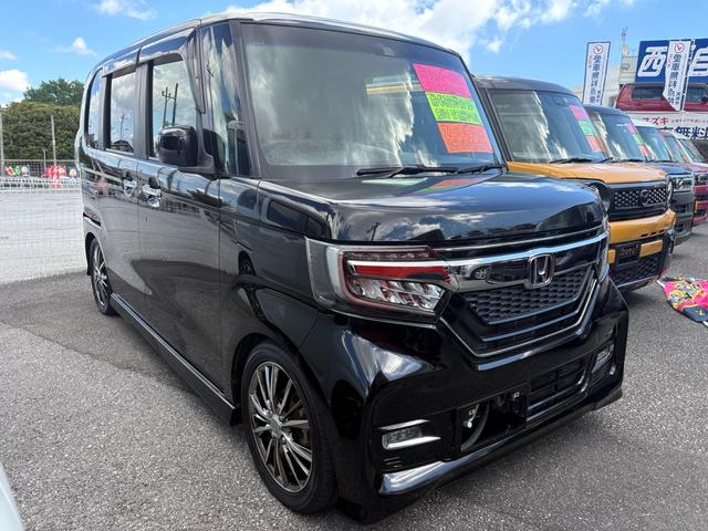 Ｎ－ＢＯＸカスタム Ｇ・ＥＸホンダセンシング　ナビ　ＴＶ　ＤＶＤ　Ｂｌｕｅｔｏｏｔｈ　バックカメラ　衝突軽減ブレーキ　片側電動スライドドア（2枚目）
