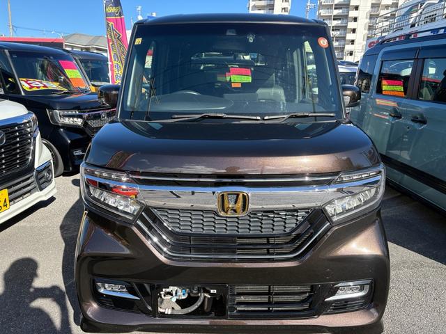 Ｎ－ＢＯＸカスタム Ｇ・Ｌターボホンダセンシング　ナビ　ＴＶ　ＤＶＤ　Ｂｌｕｅｔｏｏｔｈ　バックカメラ　衝突軽減ブレーキ　両側電動スライドドア　ドライブレコーダー