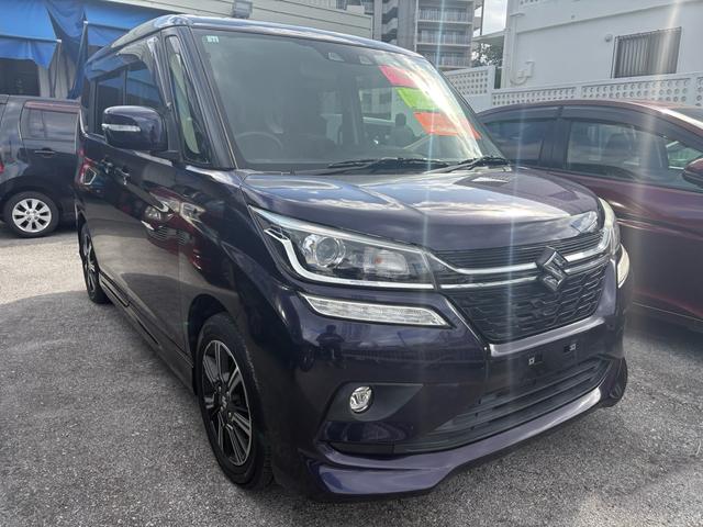 ソリオバンディット&nbsp;ハイブリッドＭＶ　ナビ　ＴＶ　ＤＶＤ　Ｂｌｕｅｔｏｏｔｈ　衝突軽減ブレーキ　両側電動スライドドア