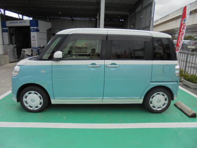 ムーヴキャンバス Ｘメイクアップリミテッド　ＳＡＩＩＩ　ワンオーナー　純正ナビ　全方位モニター　フルセグＴＶ　Ｂｌｕｅｔｏｏｔｈ　両側パワースライドドア　衝突被害軽減ブレーキ（2枚目）