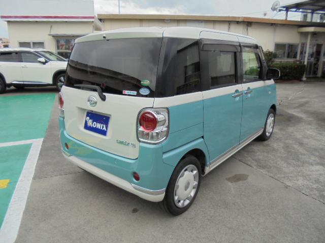 ムーヴキャンバス Ｘメイクアップリミテッド　ＳＡＩＩＩ　ワンオーナー　純正ナビ　全方位モニター　フルセグＴＶ　Ｂｌｕｅｔｏｏｔｈ　両側パワースライドドア　衝突被害軽減ブレーキ（5枚目）