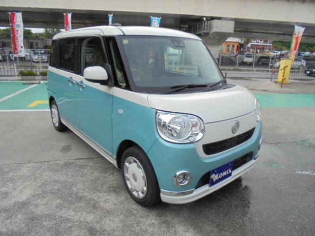 ムーヴキャンバス Ｘメイクアップリミテッド　ＳＡＩＩＩ　ワンオーナー　純正ナビ　全方位モニター　フルセグＴＶ　Ｂｌｕｅｔｏｏｔｈ　両側パワースライドドア　衝突被害軽減ブレーキ（7枚目）