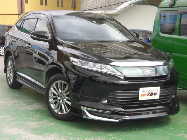 トヨタ ハリアープレミアム モデリスタエアロ 純正１８ｉｎｃａｗ アルパイン１０ｉｎｃナビ スマホ接続対応 ワンオーナー車の中古車 車体価格319 9万円 19 平成31 年式 走行3 2万キロ 車体色ブラック 沖縄県中頭郡西原町上原２ １５ ７ オートビジネスｗｉｓｅの在庫