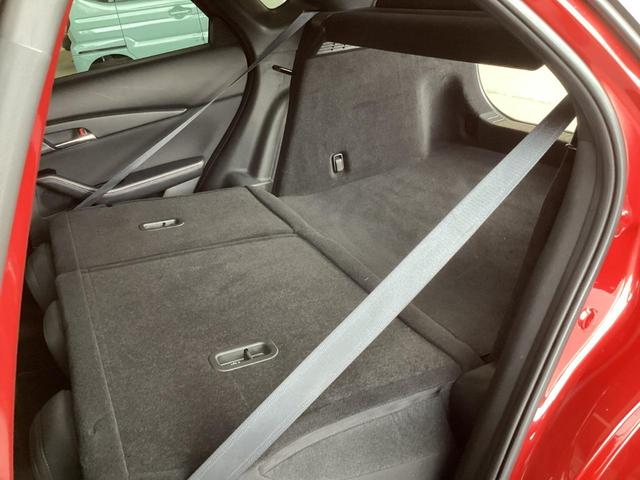 後席のドリンクホルダーです。アームレストとしての利用も可能です。