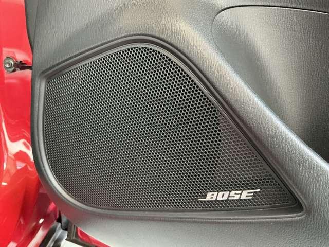 ＢＯＳＥサウンドシステム搭載。ＢＯＳＥ社と共同開発により車種専用チューニングを施しました。良質なサウンドでお好きな音楽をお楽しみください。