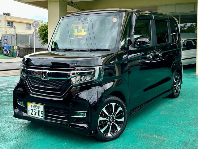 Ｎ－ＢＯＸカスタム Ｇ・Ｌホンダセンシング　ＧａｔｈｅｒｓナビＴＶフルセグ／バックカメラ／Ｂｌｕｅｔｏｏｔｈ／スマートキー２／両側パワースライドドア／クルコン／ＬＥＤライト／８スピーカー／衝突被害軽減ブレーキ／車線逸脱警報／障害物センサー