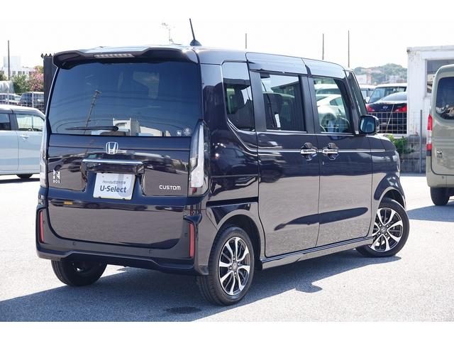 N-BOXカスタム ベースグレード 純正ナビ ドラレコ前 スマートキー、ETC、アルミホイール、リアカメラ、カーナビ、TV、フロアマット、ドアバイザー、リアシートスライド、両側スライドドア、あんしんパッケージ 防錆済 アクティブクルーズ(8枚目)