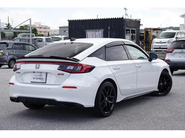 シビック ＲＳ　ＦＯＰナビ　ドラレコ　スマートキー、リアカメラ、カーナビ、ＴＶ、フロアマット、ドアバイザー　防錆済　ＬＥＤヘッド　Ｂカメラ　シートヒーター　パワ－シ－ト　フルセグＴＶ　クルーズコントロール　ＵＳＢ（8枚目）