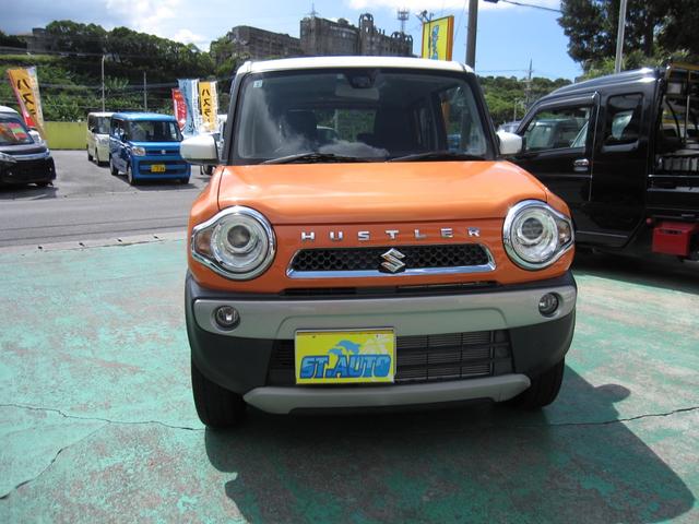 ハスラー Ｘ　プッシュスターター　レーダーブレーキサポート　ベンチシート　スマートキーＸ２個付き　ＨＩＤライト　フォグランプ　禁煙車（2枚目）