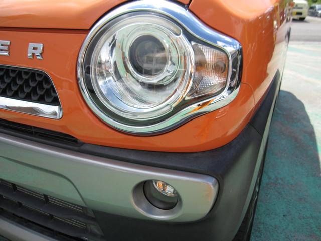 ハスラー Ｘ　プッシュスターター　レーダーブレーキサポート　ベンチシート　スマートキーＸ２個付き　ＨＩＤライト　フォグランプ　禁煙車（7枚目）