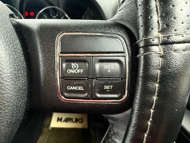 クルーズコントロールになります。高速道路や自動車専用道路等にて、定速巡航が可能となる便利な機能です。