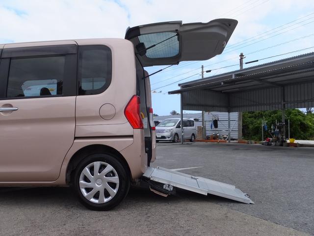 タント Ｌ　福祉車両　後部スロープ　電動ウインチ　アイドリングストップ（3枚目）