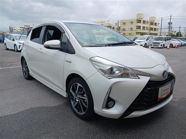 ヴィッツ ハイブリッドU スポーティパッケージ ワンセグ メモリーナビ ミュージックプレイヤー接続可 バックカメラ 衝突被害軽減システム ETC ドラレコ 記録簿(8枚目)