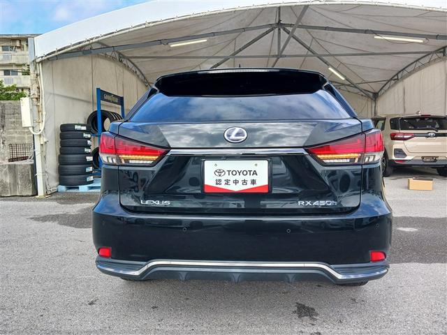 ＲＸ ＲＸ４５０ｈ　Ｆスポーツ　フルセグ　メモリーナビ　ＤＶＤ再生　ミュージックプレイヤー接続可　バックカメラ　衝突被害軽減システム　ＥＴＣ　ドラレコ　ＬＥＤヘッドランプ（4枚目）