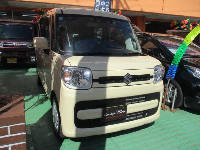 スペーシア ハイブリッドＧ　走行２２０００ＫＭ　セーフティーサポート機能付　ＤＶＤナビ・ＴＶ・ＣＤ・Ｂｌｕｅｔｏｏｔｈ・バックモニター付　プッシュスタート機能　スマートキー（4枚目）