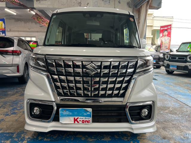 スペーシアカスタム ハイブリッドＸＳ　純正ナビ・ＴＶ・ＤＶＤ・ブルートゥース・全方位アラウンドビューカメラ・両側パワースライドドア・デュアルカメラブレーキサポート（3枚目）