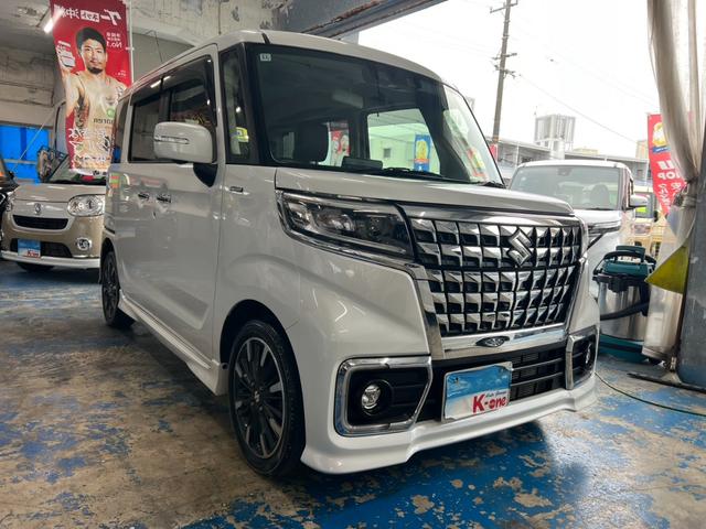 スペーシアカスタム ハイブリッドＸＳ　純正ナビ・ＴＶ・ＤＶＤ・ブルートゥース・全方位アラウンドビューカメラ・両側パワースライドドア・デュアルカメラブレーキサポート（4枚目）