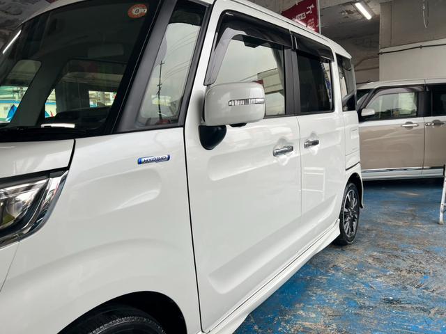 スペーシアカスタム ハイブリッドＸＳ　純正ナビ・ＴＶ・ＤＶＤ・ブルートゥース・全方位アラウンドビューカメラ・両側パワースライドドア・デュアルカメラブレーキサポート（8枚目）