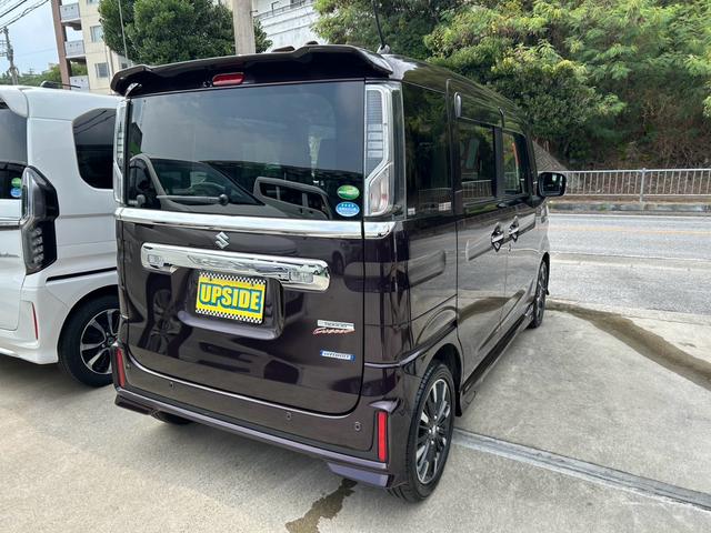 スペーシアカスタム ハイブリッドXSターボ 障害物センサー アイドリングストップ ミュージック接続可 DVD再生 フルセグTV バックカメラ 片側電動スライドドア ベンチシート シートヒーター アルミホイール(9枚目)