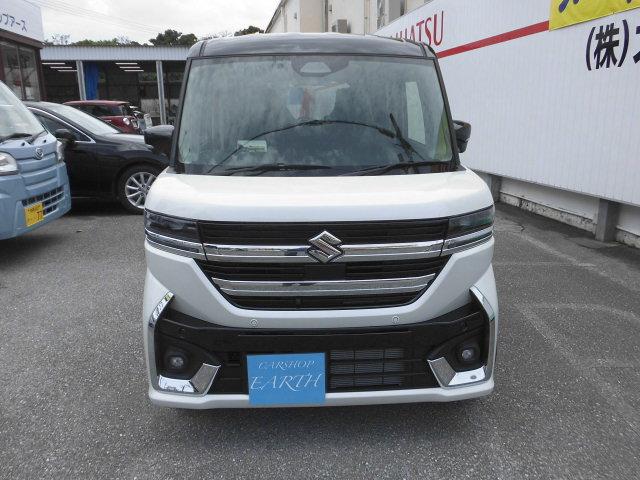スペーシアカスタム 　ハイブリット　ＸＳ　新車新型　　８インチナビ　バイザー　フロアマット用品３点付（2枚目）