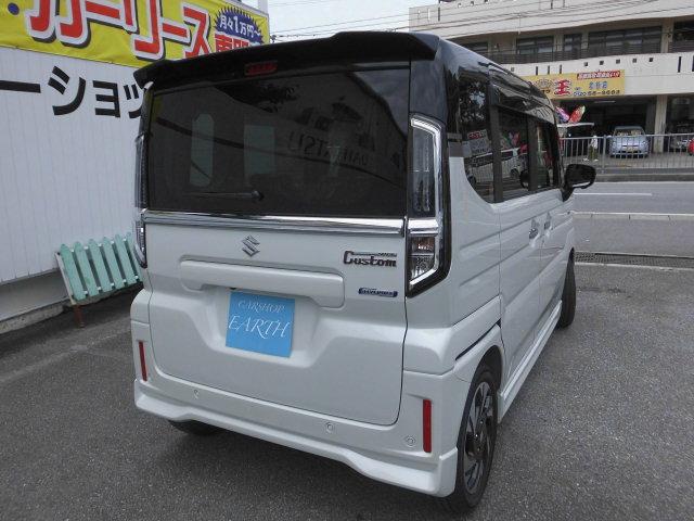 スペーシアカスタム 　ハイブリット　ＸＳ　新車新型　　８インチナビ　バイザー　フロアマット用品３点付（7枚目）