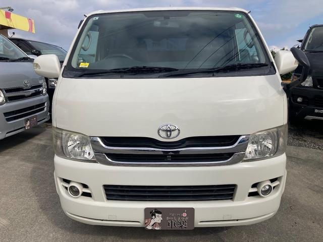 ハイエースバン ロングスーパーＧＬ　社外ナビ　地デジＴＶ　バックカメラ　インテリアパネル　社外ハンドル