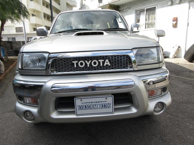 ハイラックスサーフ 　新品ホイル　新品ＭＴタイヤ　新品リフトアップ　新品ＴＯＹＯＴＡメッキグリルメッキ前後バンパー　メッキドアミラー　背面タイヤ　タイベル交換済み（6枚目）