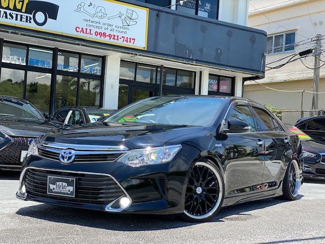 トヨタ カムリ ハイブリッド gパッケージ 車高調 フルエアロ 社外19アルミの中古車 グーネット中古車 トヨタ カムリ ハイブリッド gパッケージ 車高調 フルエアロ 社外19アルミの中古車 グーネット中古車