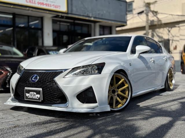 GS GS350 Fスポーツ スピンドルフェイス WORKグノーシス20インチアルミ HKS車高調 ブラウンレザーエアーシート 3眼ヘッドライト F&トランクスポ クルーズコントロール 電動サンシェード 社外マフラー(16枚目)