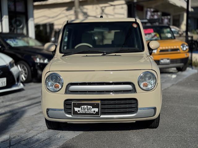 アルトラパンショコラ Ｇ　スマートフォン連動ナビ装着車　純正１４インチアルミ　ヒーター内臓レザーコンビシート　プッシュスタート　バックモニター　地デジ　バックモニター（3枚目）