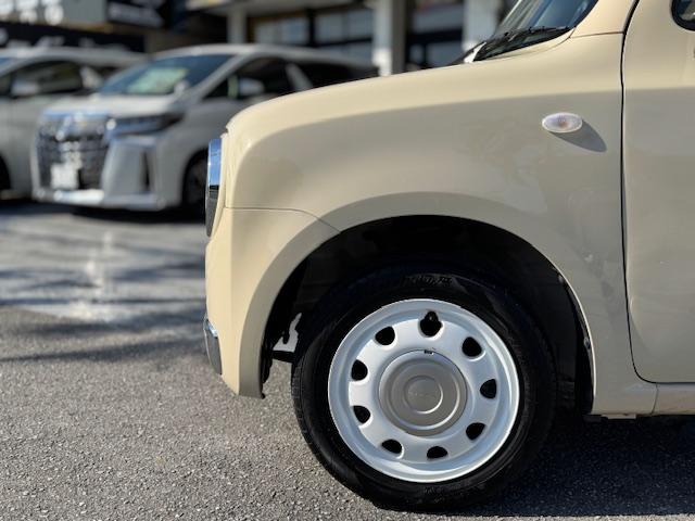 アルトラパンショコラ Ｇ　スマートフォン連動ナビ装着車　純正１４インチアルミ　ヒーター内臓レザーコンビシート　プッシュスタート　バックモニター　地デジ　バックモニター（9枚目）