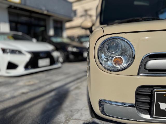 アルトラパンショコラ Ｇ　スマートフォン連動ナビ装着車　純正１４インチアルミ　ヒーター内臓レザーコンビシート　プッシュスタート　バックモニター　地デジ　バックモニター（15枚目）