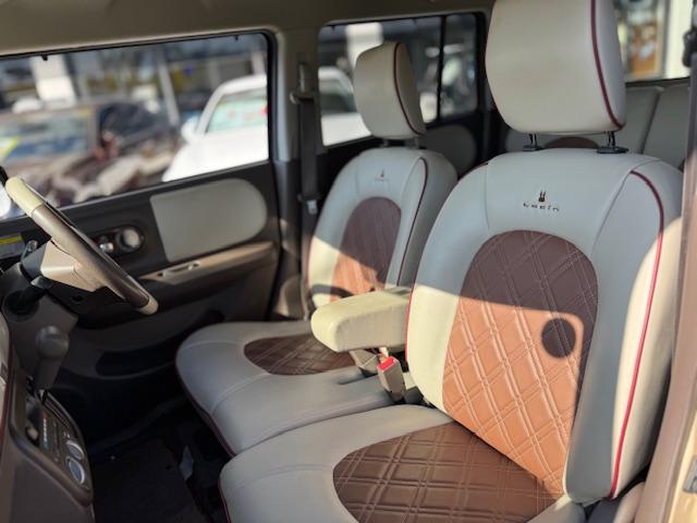 アルトラパンショコラ Ｇ　スマートフォン連動ナビ装着車　純正１４インチアルミ　ヒーター内臓レザーコンビシート　プッシュスタート　バックモニター　地デジ　バックモニター（26枚目）