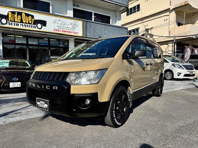 デリカＤ：５ Ｍ　サンドベージュ＆マットブラックオールペン済　パワースライドドア　アルパイン製ＳＤナビ　地デジ　バックモニター　Ｆバンパープロテクター　ＥＴＣ　マットブラック純正１８インチアルミ　ウインカーミラー（6枚目）