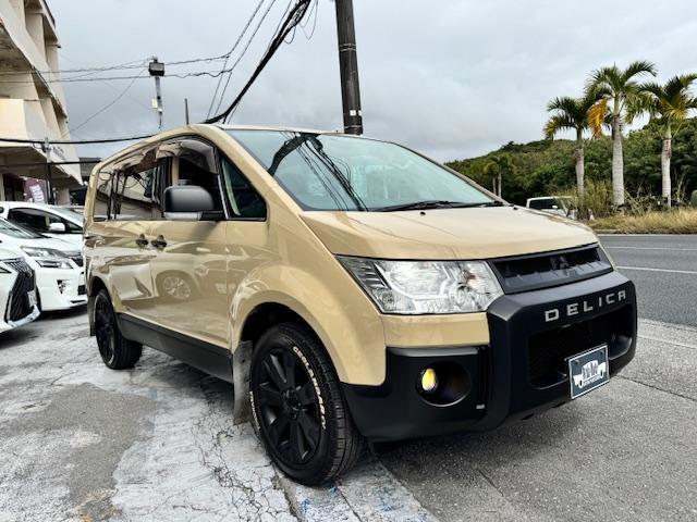 デリカＤ：５ Ｍ　サンドベージュ＆マットブラックオールペン済　パワースライドドア　アルパイン製ＳＤナビ　地デジ　バックモニター　Ｆバンパープロテクター　ＥＴＣ　マットブラック純正１８インチアルミ　ウインカーミラー（12枚目）