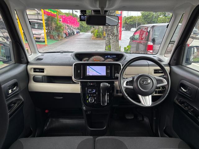 ムーヴキャンバス Ｇメイクアップ　ＳＡＩＩ　スマートキー　プッシュスタート　格納ミラー　両側パワースライドドア　横滑り防止装置　衝突被害軽減装置　アイドリングストップ（35枚目）