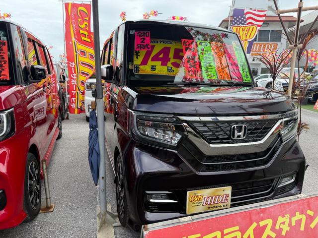 N-BOXカスタム G・Lターボホンダセンシング 純正ナビTV ブルートゥース 両側パワースライドドア