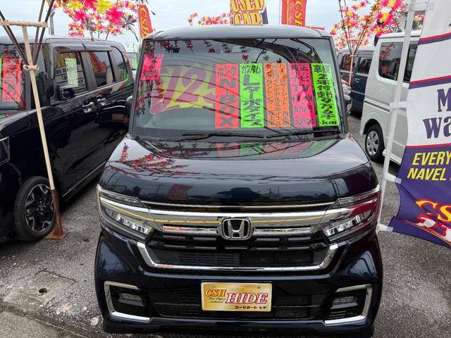 Ｎ－ＢＯＸカスタム Ｌターボ　純正ナビＴＶ　ブルートゥース　両側パワースライドドア