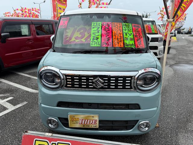 ワゴンＲスマイル ハイブリッドＸ　純正ナビＴＶ　ブルートゥース　アラウンドビューモニター　両側パワースライドドア