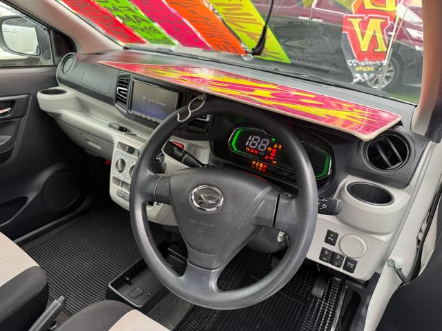 ミライース Ｘ　ＳＡＩＩＩ　社外ナビ　バックモニター　ブルートゥース（18枚目）