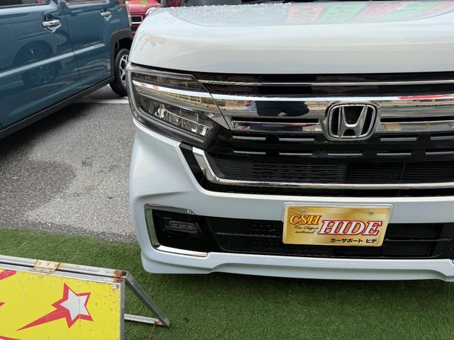 Ｎ－ＢＯＸカスタム Ｌ　社外ナビＴＶ　バックモニター　ブルートゥース　片側パワースライドドア（2枚目）