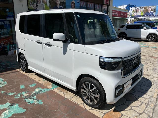 Ｎ－ＢＯＸカスタム ベースグレード　衝突軽減ブレーキ　クリアランスソナー　左リヤパワースライドドア　シートヒーター　オートライト　１４インチアルミホイール　キープッシュスタート（3枚目）