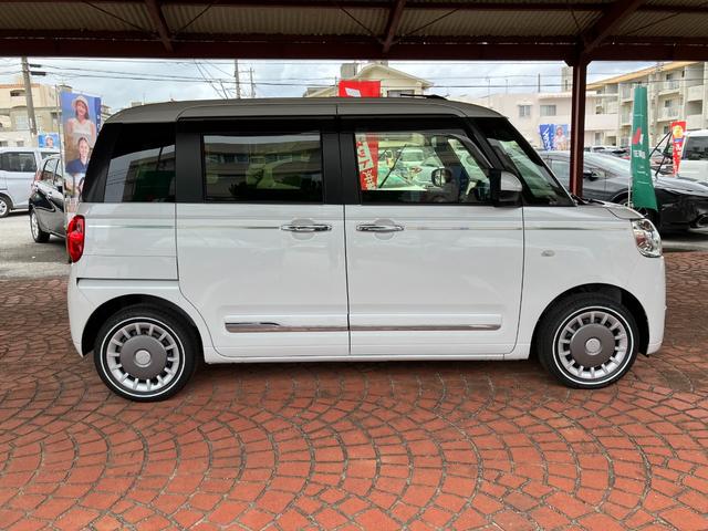 ムーヴキャンバス セオリーＧ　ＬＥＤヘッドライト　プッシュスタート　ナビＴＶ　両側パワースライドドア（6枚目）