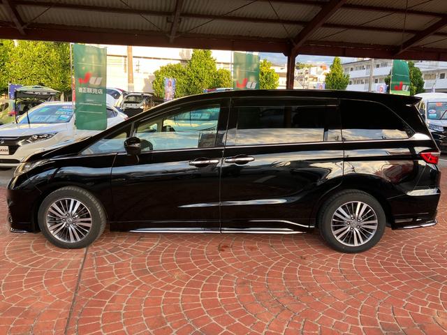 オデッセイ アブソルート・ホンダセンシング　８人乗り　ナビ　フルセグＴＶ　バックカメラ　衝突軽減ブレーキ　ＥＴＣ　両側パワースライドドア　ハーフレザーシート　運転席パワーシート　キープッシュスタート　アルミホイール　キーフリー　オートクルーズ（8枚目）