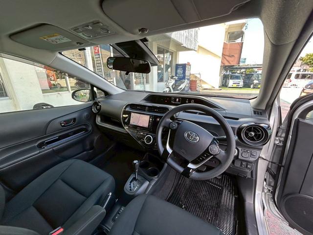 アクア Ｓスタイルブラック　純正ＮＡＶＩ＆ＴＶ・バックモニター・ＥＴＣ・Ｂｌｕｅｔｏｏｔｈ・トヨタセーフティセンス・プッシュスタート・スマートキー×２個・ステアリングスイッチ・コーナーセンサー・オートライト・車線逸脱警報装置（22枚目）